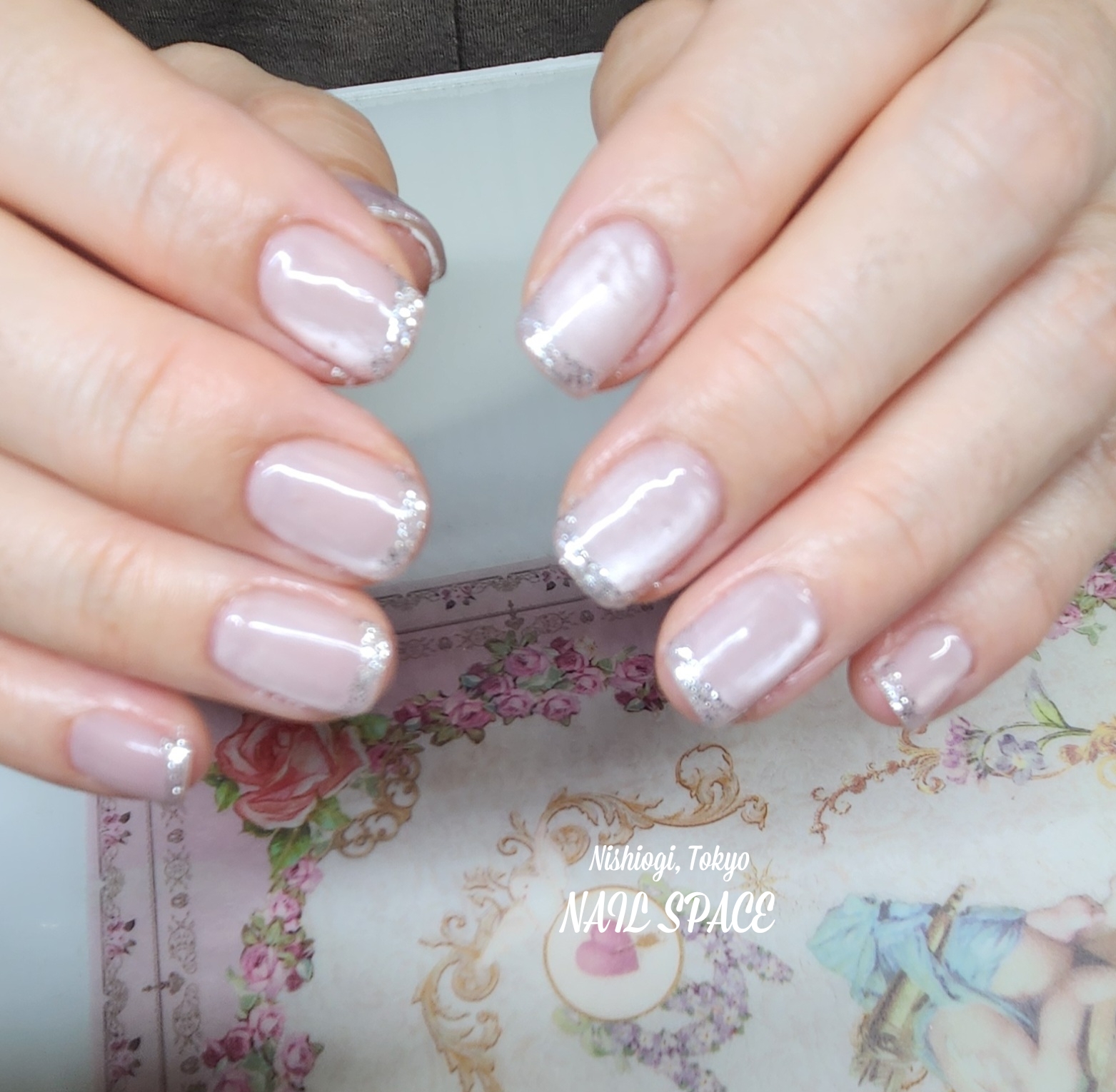 ラメフレンチ♡