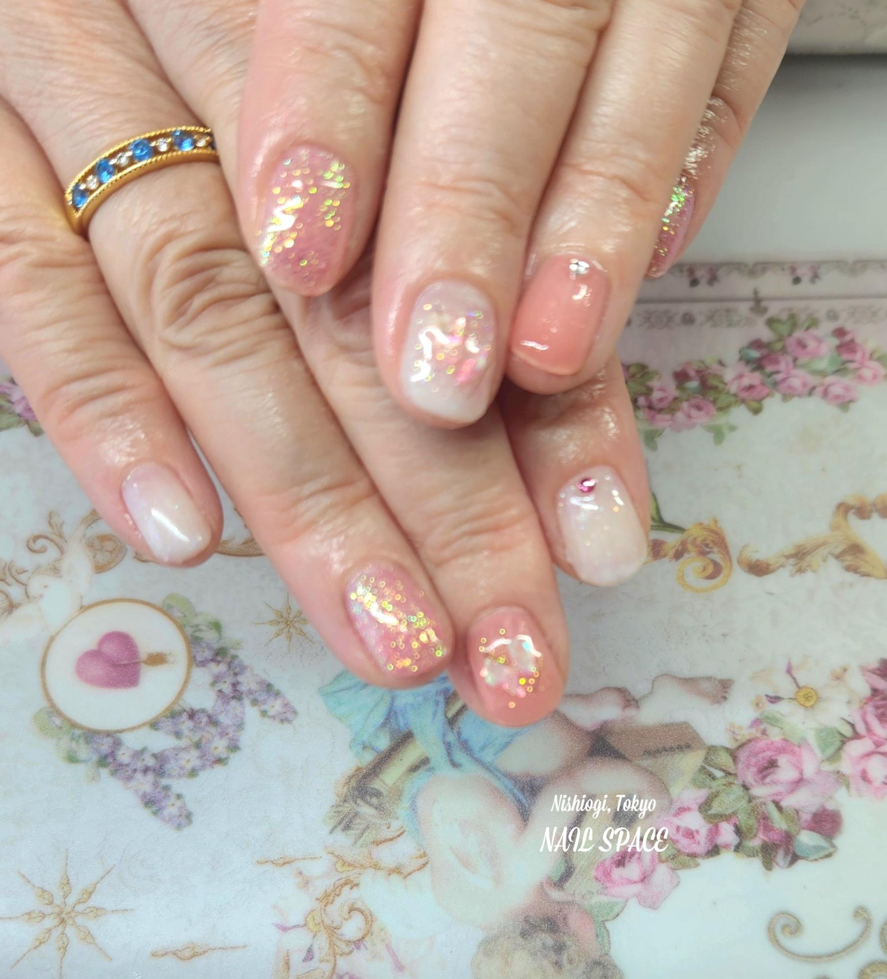 ワンポイントネイル♡