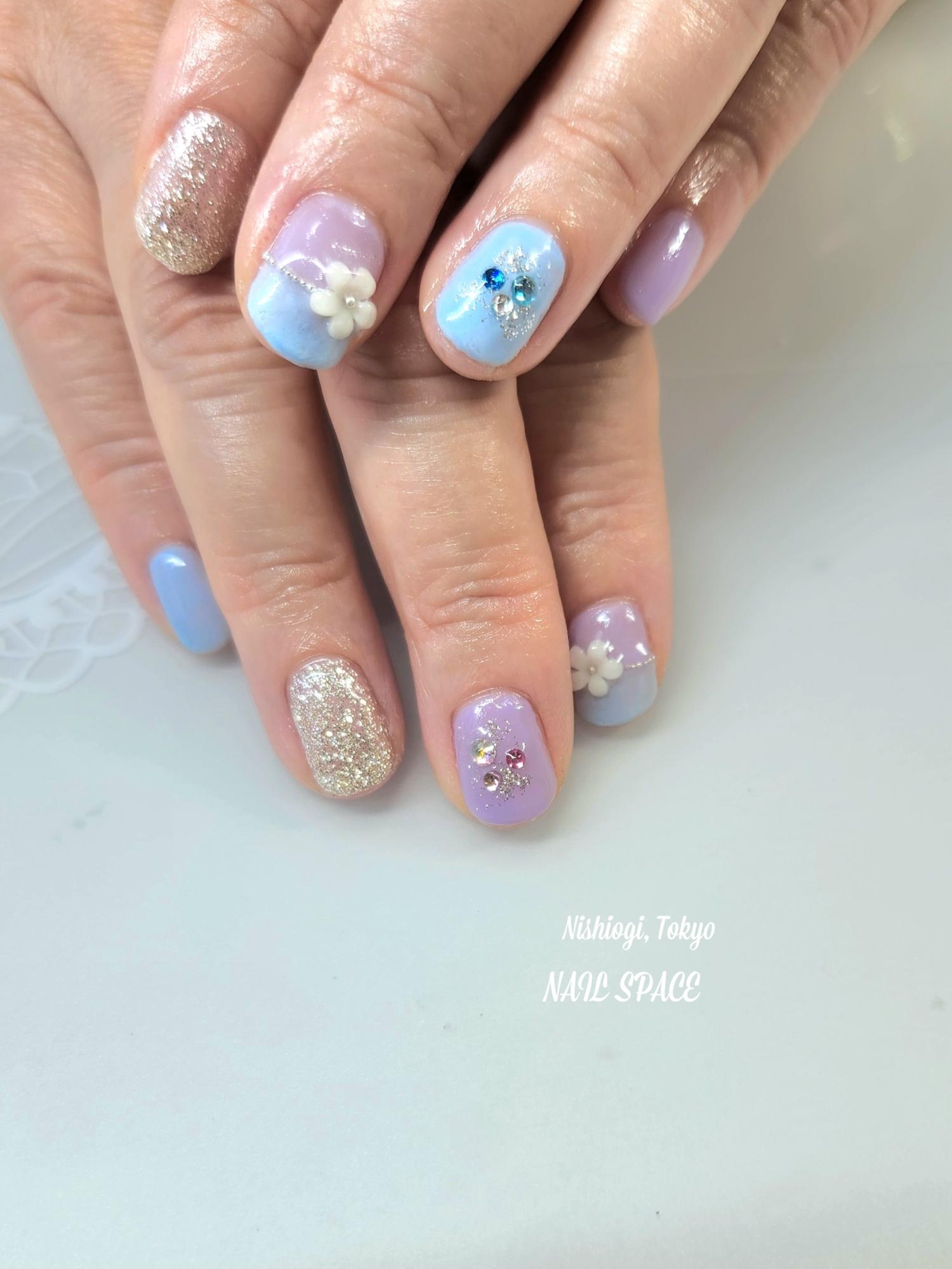紫陽花カラー♡